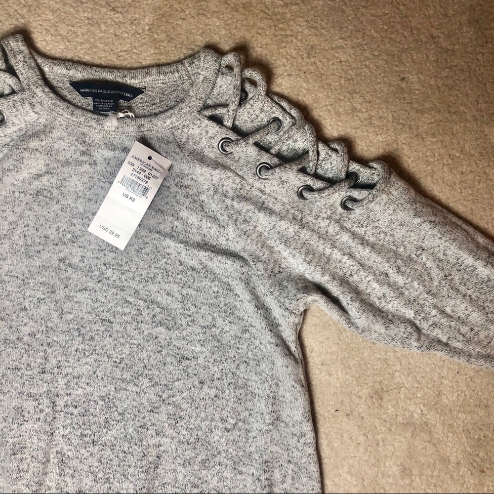 American Eagle Strappy LS Dress NWT